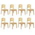 Levede 8x Rattan Dining Chair Wooden Kitchen Chair-2006733384235225088