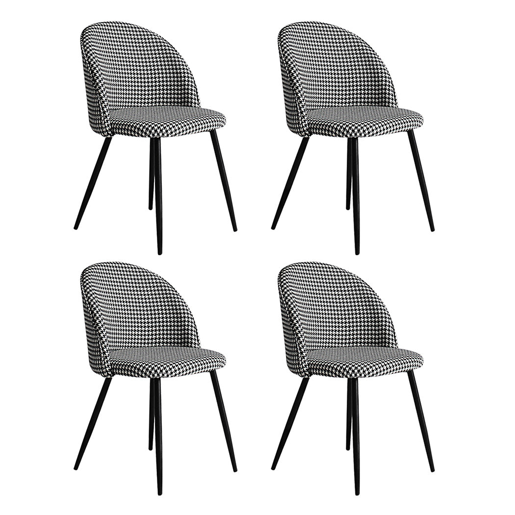 Levede 4x Dining Chairs Kitchen Cafe-2006732721266757632
