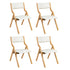 Levede 4x Dining Chairs Foldable PU Beige-1975420357871538176