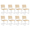 Levede 8x Rattan Chair Dining Chairs-2018816938641330176