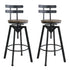 Levede 2x Bar Stool Industrial Adjustable-2006732717995200512