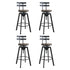 Levede 4x Bar Stool Industrial Adjustable-2006732718183944192