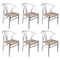 Levede 6x Dining Chairs Wooden Hans White-2006732723238080512