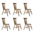 Levede 6x Dining Chairs Kitchen Windor Oak-2006732719844888576