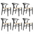 Levede 6x Dining Chairs Wooden Hans Black-2018816932366651392