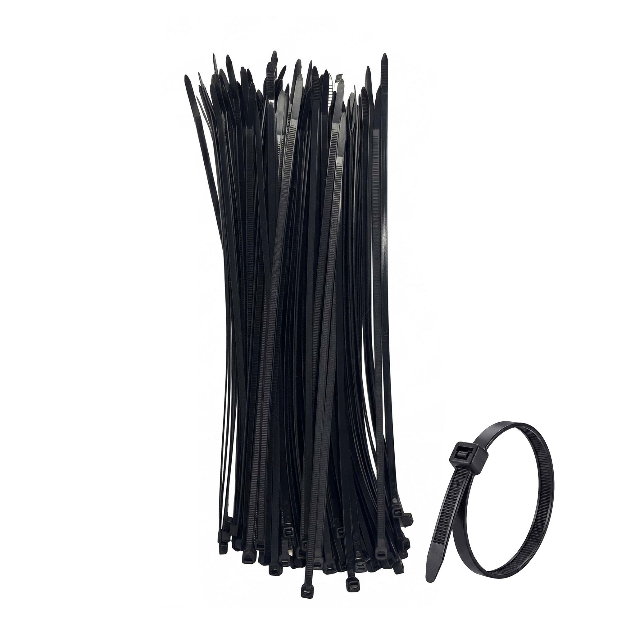 Cable Zip Tie Black 7.6mmx370mm 100pcs-2100035016645021696