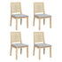 Levede 4X Cane Dining Chair Rattan Armless Seat-2006732734558507008