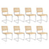 Levede 8x Rattan Chair Dining Chairs-2006732732247445504