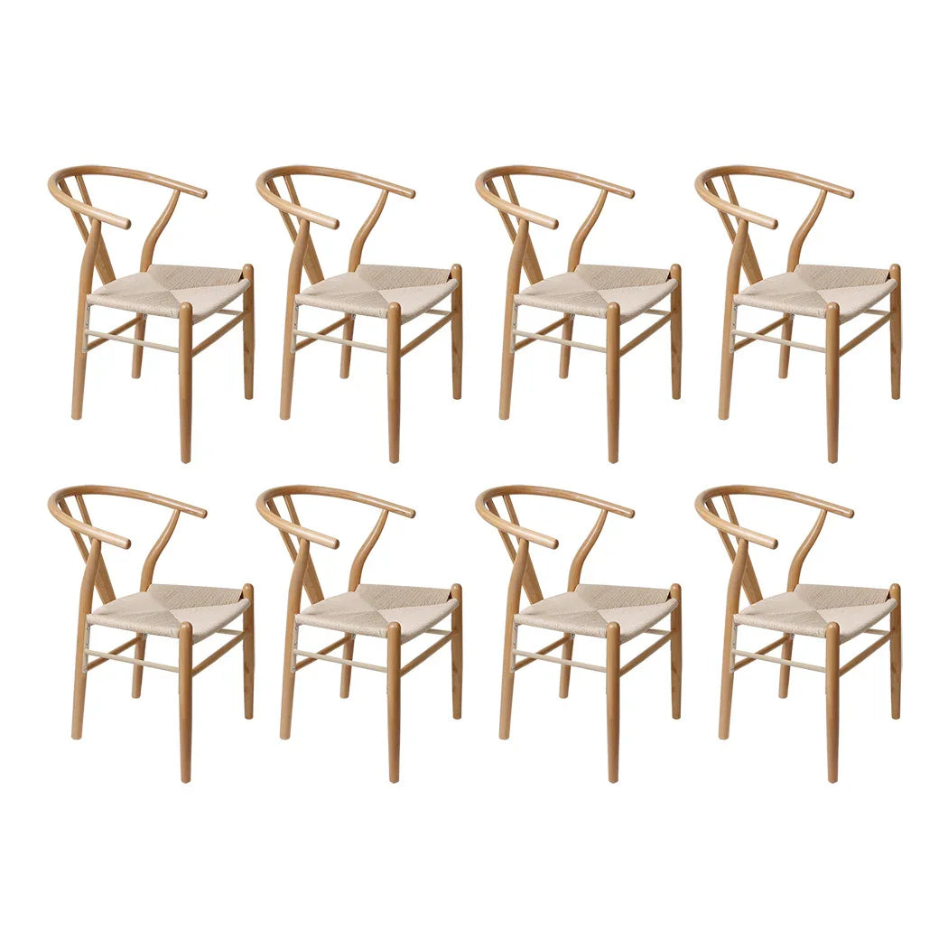 Levede 6x Dining Chairs Wooden Hans-2018816941006917632