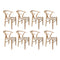 Levede 6x Dining Chairs Wooden Hans-2018816941006917632
