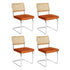 Levede 4xRattan Chair Dining Chairs-1973193581594284032