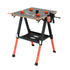 Portable Folding Work Table 454kg Adjustable Workbench
