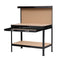 Workbench with Pegboard and Ultra-Wide 120cm Work Table for Garage DIY, 20 Hooks
