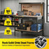 Workbench with Pegboard and Ultra-Wide 120cm Work Table for Garage DIY, 20 Hooks