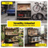 Workbench with Pegboard and Ultra-Wide 120cm Work Table for Garage DIY, 20 Hooks