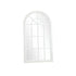 Oikiture Window Mirror Arched Wall Mirrors 76x51cm Wooden White