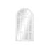 Oikiture Window Mirror Arched Wall Mirrors 76x51cm Wooden White