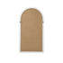 Oikiture Window Mirror Arched Wall Mirrors 76x51cm Wooden White