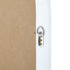 Oikiture Window Mirror Arched Wall Mirrors 76x51cm Wooden White