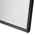 Oikiture Wall Mirror 86x50cm Arched Black
