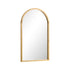 Wall Mirror Wooden Frame Arched 86 x 50cm