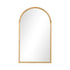 Wall Mirror Wooden Frame Arched 86 x 50cm