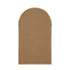 Wall Mirror Wooden Frame Arched 86 x 50cm