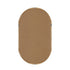 Oikiture Wall Mirror Oval Wooden 84x50cm