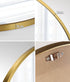 Oikiture Wall Mirror Round 50cm Gold
