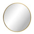 Oikiture 60cm Wall Mirror Round Gold