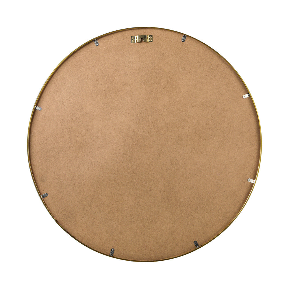 Oikiture Wall Mirror Round 70cm Gold