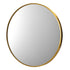 Oikiture Wall Mirror Round 80cm Gold