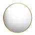 Oikiture Wall Mirror Round 80cm Gold