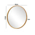 Wall Mirror with Wood Frame 90cm Round