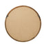 Wall Mirrors Round Home Decor 90cm Walnut Set of 2