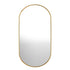 Wall Mirrors Oval Gold 84x50cm