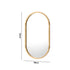 Wall Mirrors Oval Wooden 84x50cm