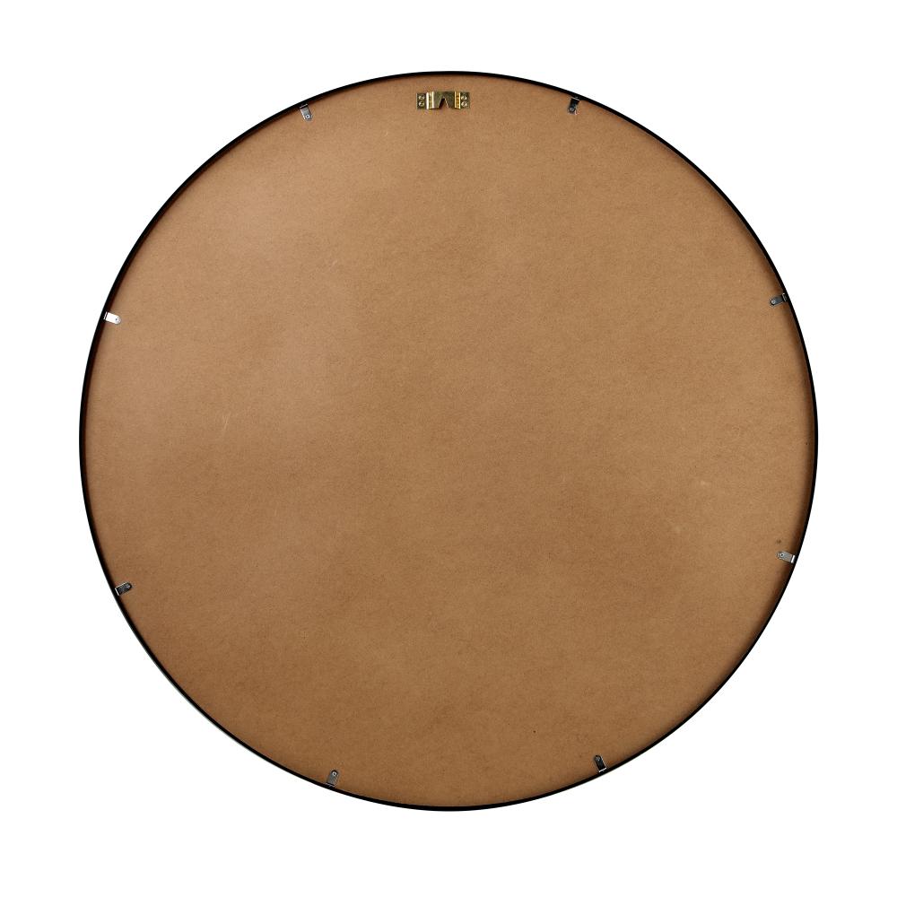 Wall Mirrors Round 50cm Black