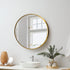 Wall Mirrors Round 50cm Gold