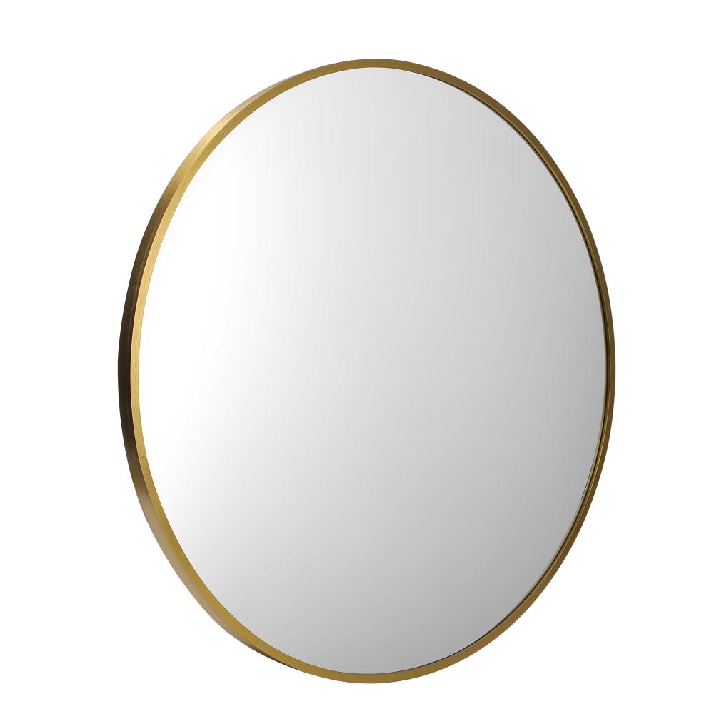 Wall Mirrors Round 50cm Gold