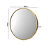 Wall Mirrors Round 50cm Gold