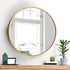 Wall Mirrors Round 60cm Gold Set of 2