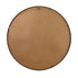 Oikiture Wall Mirrors Round 70cm Black Set of 2