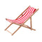 Gardeon Outdoor Deck Chair Wooden Sun Lounge Folding Beach Patio Furniture Red