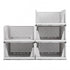 Artiss 5 Pack Stackable Plastic Storage Foldable Closet Organizers
