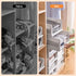 Artiss 5 Pack Stackable Plastic Storage Foldable Closet Organizers
