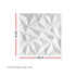 3D Wall Panels Diamond PVC Decorative Panels 50x50cm Set of 15 Feature Wall