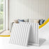 3D Wall Panels Vertical PVC Decorative Panels 50x50cm Set of 15 Feature Wall Vert