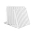 3D Wall Panels Vertical PVC Decorative Panels 50x50cm Set of 15 Feature Wall Vert
