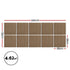10PCS Peel and Stick Wall Panels Tiles 68X68CM Self Adhesive for Home Office Studio Brown